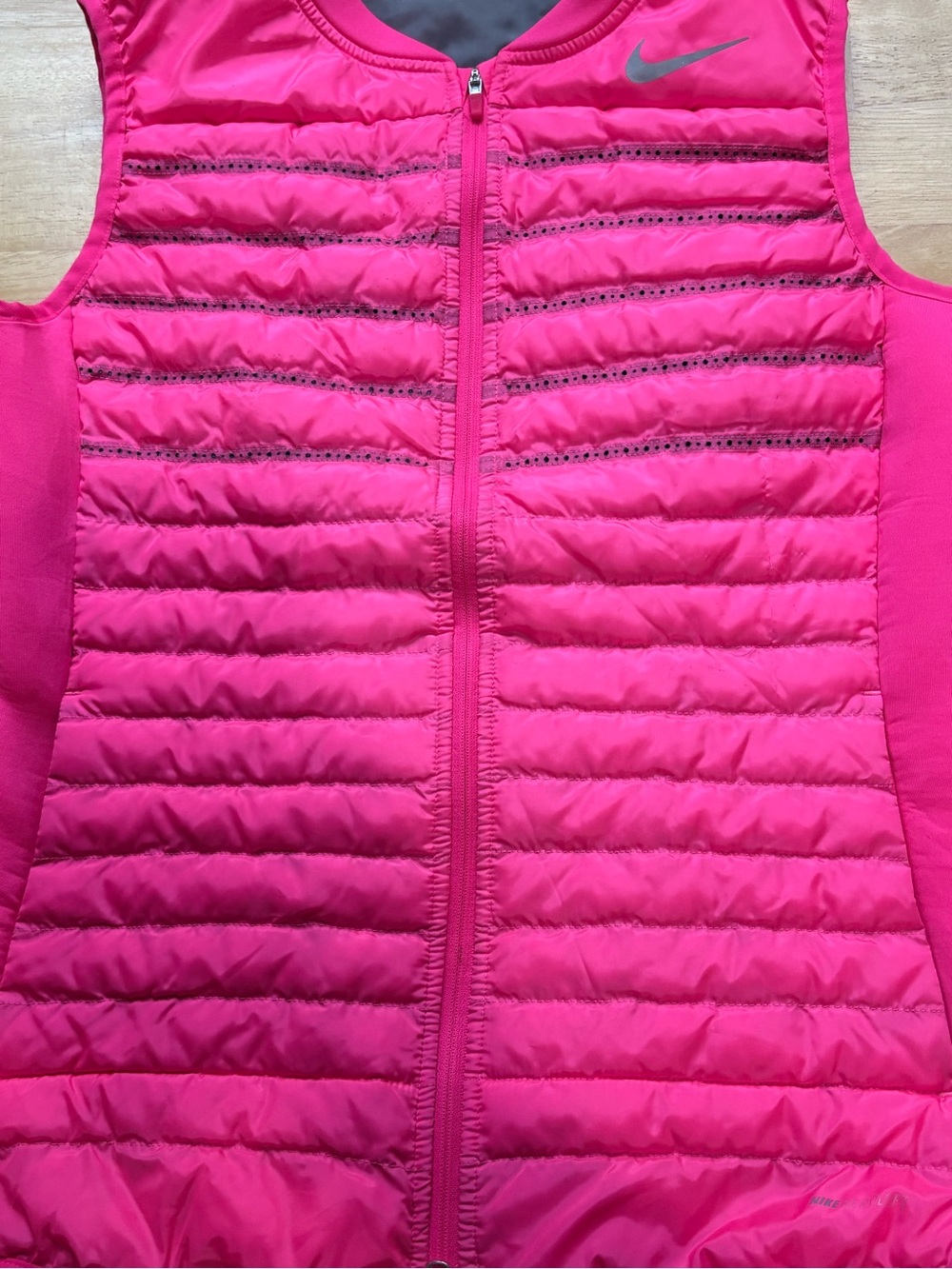 Nike Girls' Hot Pink Quilted Puffer Vest